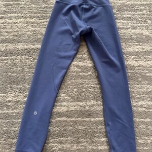 Lululemon Athletica Blue Leggings Performance Fit